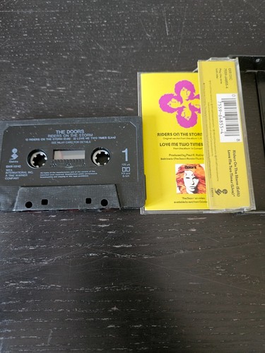 THE DOORS Riders On The Storm Cassette Single Cassingle Elektra 1991 UK - Picture 3 of 4