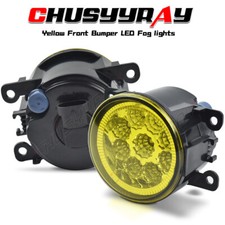 For SUBARU LEGACY 2018-2024 Pair Front Bumper LED Fog Light Clear Driving Lamps