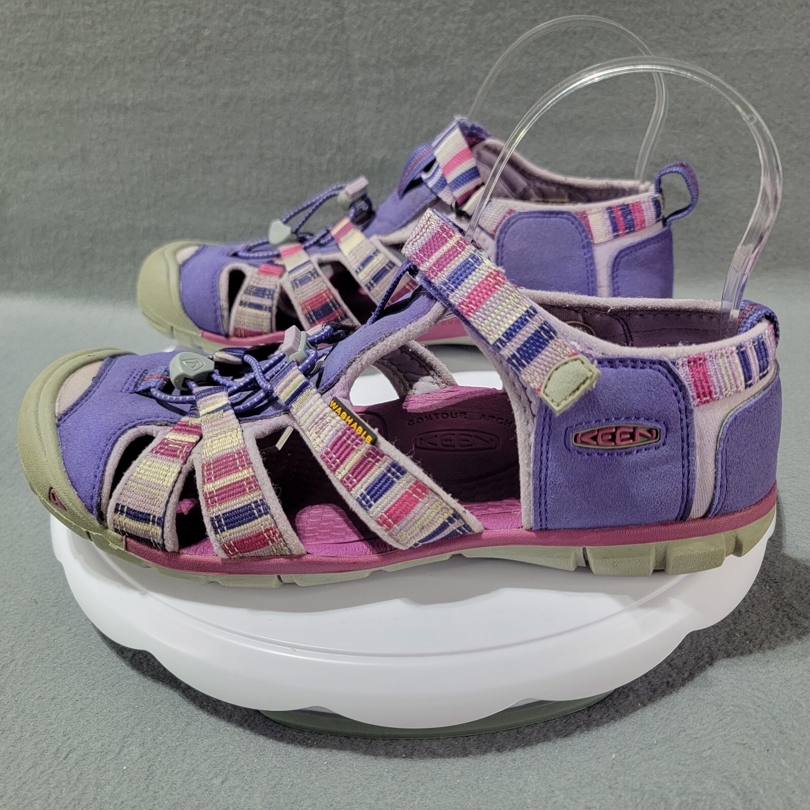 Sandali da esterno KidsTaglia 6 Ragazze Keen Seacamp 2 viola CNX impermeabili lavabili