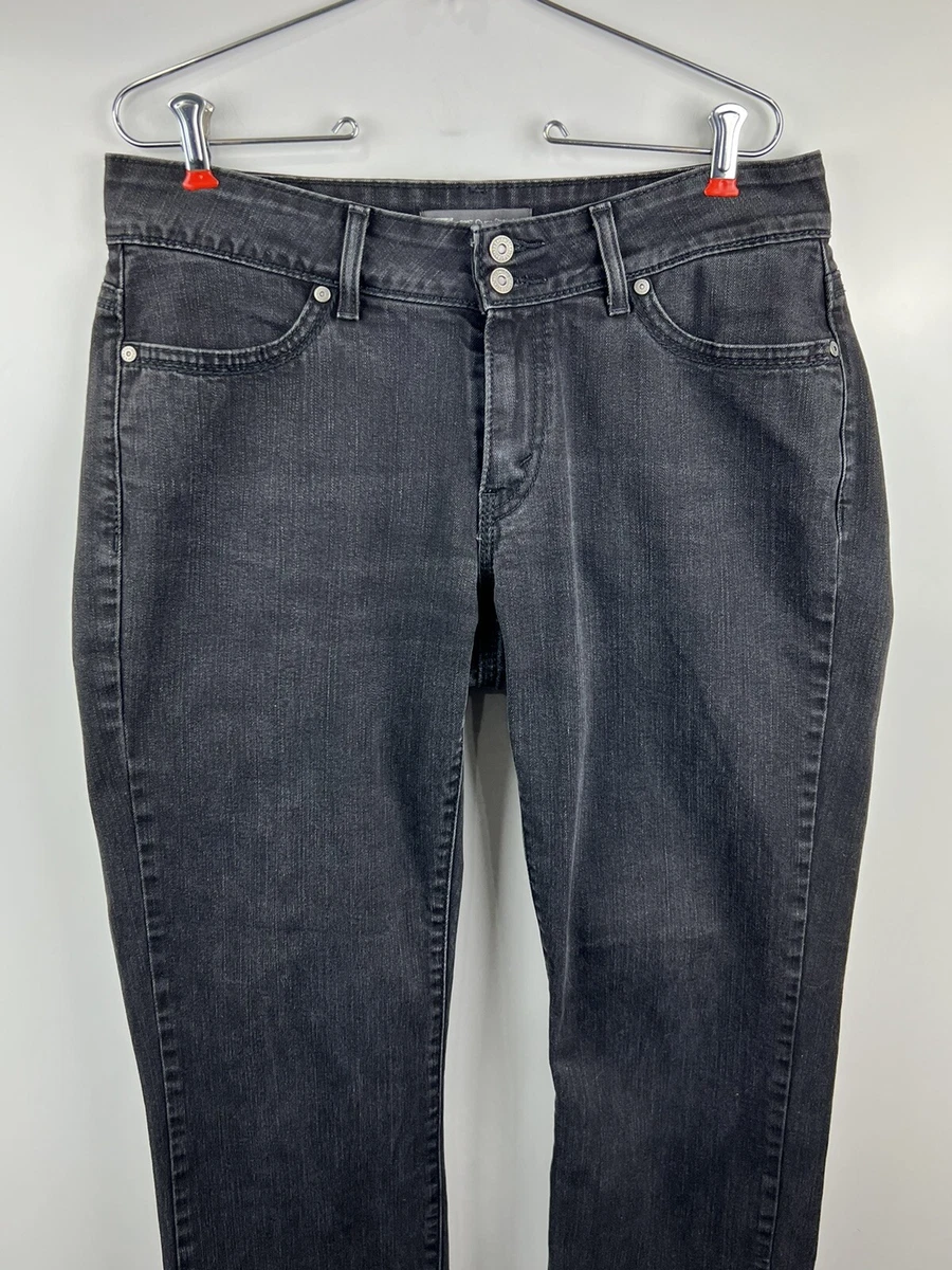 Levi s 529 Curvy Straight Women s Size 29 Black Dark Wash Denim