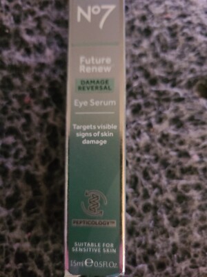 *NEW Product* No 7 Future Renew - Damage Reversal Eye Serum 15 ml free ship