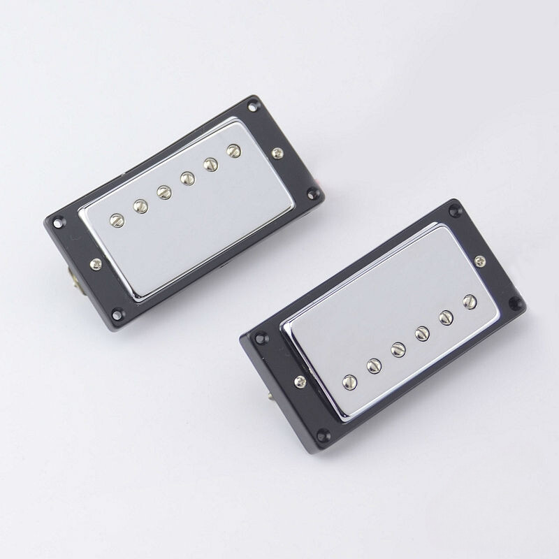1 Set  Electric Guitar Alnico Humbucker Pickup For LP Chrome Cover