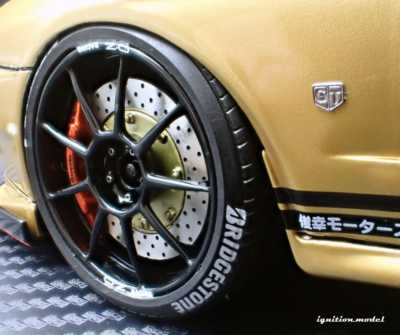 ミニカー ignition.model TOPSECRETGT-R (VR32) Gold 1/64 Ignition Model TOP SECRET Nissan GT-R (VR32) Matte Gold