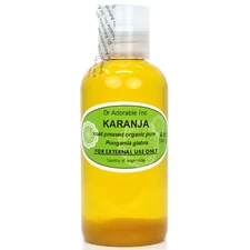 4 Oz Premium Best Karanja Oil Pure Organic Cold Pressed High Quality Antiseptic