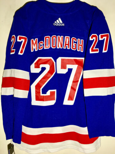 adidas Authentic NHL ADIZERO Jersey New York Rangers Ryan McDonagh Blue sz 54 - Afbeelding 1 van 5