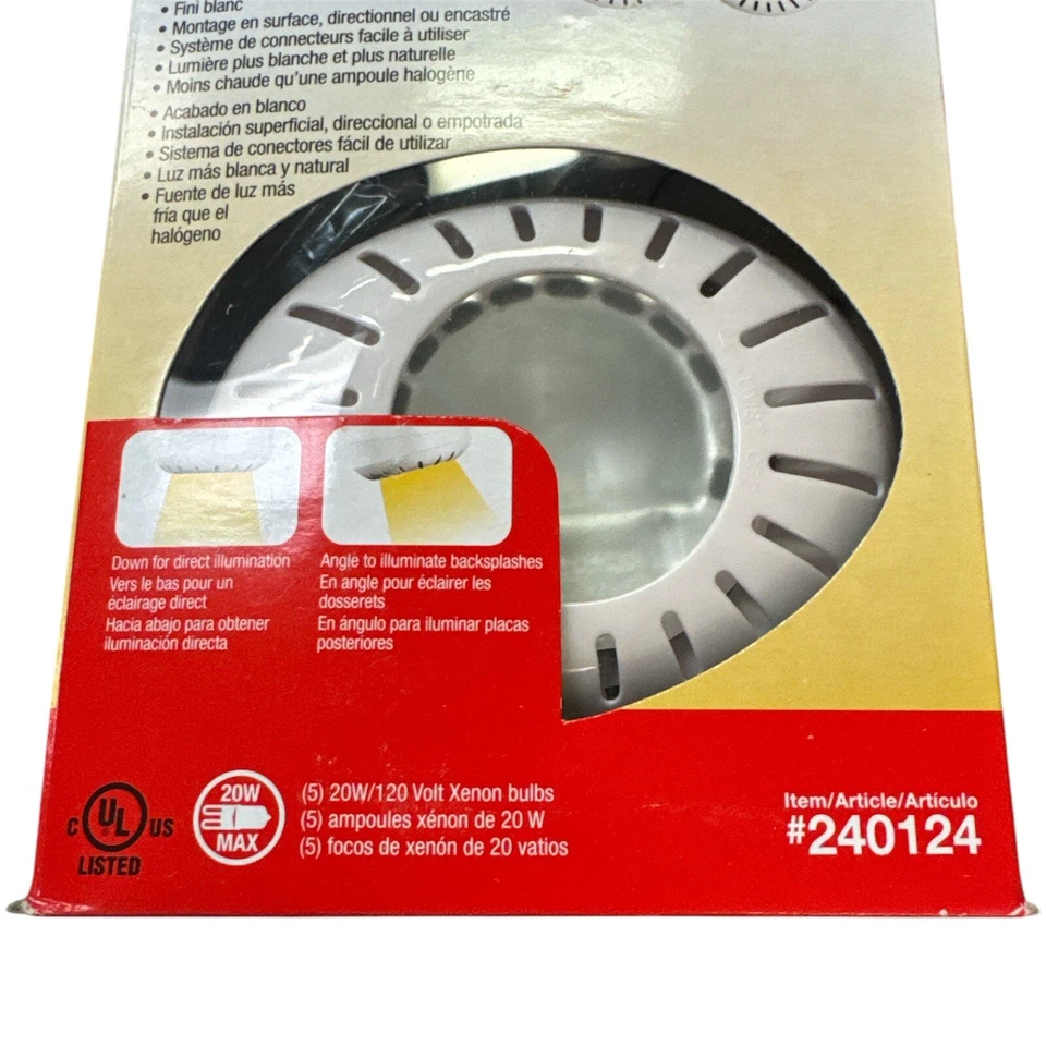 Utilitech Xenon Adjustable 5 Light Kit 20-Watt/120 Volt Xenon Bulbs 240124 New - Image 2 of 4