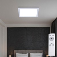 Led Decken Aufbau Panel Leuchte Cct Tages-Licht Wohn Zimmer Lampe Fernbedienung