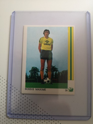 Sticker Maxime Bossis FC Nantes #38 – Leon Glowacki Et Graffiti, édition 1978 (neuf)
