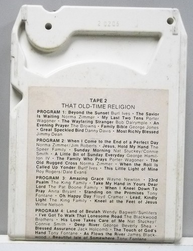3 Tapes THAT OLD TIME RELIGION 8-Track Tape, Tested Works 97 Songs See Playlist - Picture 3 of 4