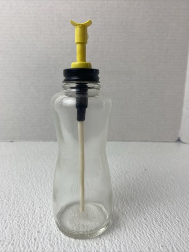 Vintage WINDEX Glass Bottle w/Rare Yellow Pump 8oz Works - Picture 3 of 8