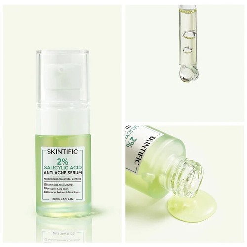 Gel hidratante ácido antiacné SKINTIFIC 3X + 2% ácido salicílico suero anti acné. - Imagen 13 de 15