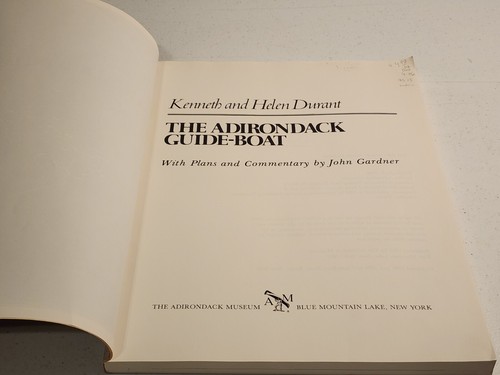 The Adirondack Guide-Boat Paperback Kenneth, Durant, Helen Durant - Imagen 6 de 8