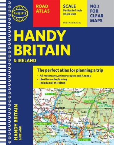 Thumbnail - Philip's Handy Road Atlas Britain: (spiral A5) (philip's Road Atlases)