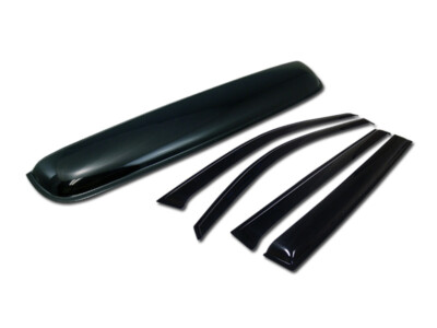 For 2008-2013 Highlander Sun/Rain Vent Window Visors+Sunroof Moon Roof Guard 5PC