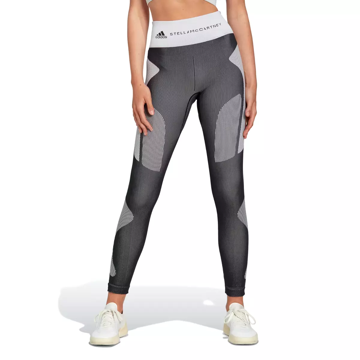 Adidas by Stella McCartney TRUESTRENGTH SEAMLESS TRAINING LEGGINGS.  Black/Onyx