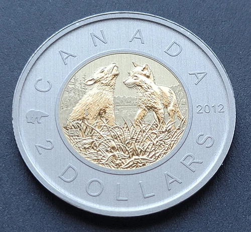 2012 Canada Toonie — photo from the most recent tracked eBay sale