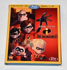 Used Disney's Pixar The Incredibles Movie Blu Ray NO DVD or Code Fast Shipping!