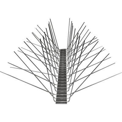 Taubenabwehr EDELSTAHL Spikes Vogelabwehr Taubenspikes Vogelschreck 4 & 6 reihig