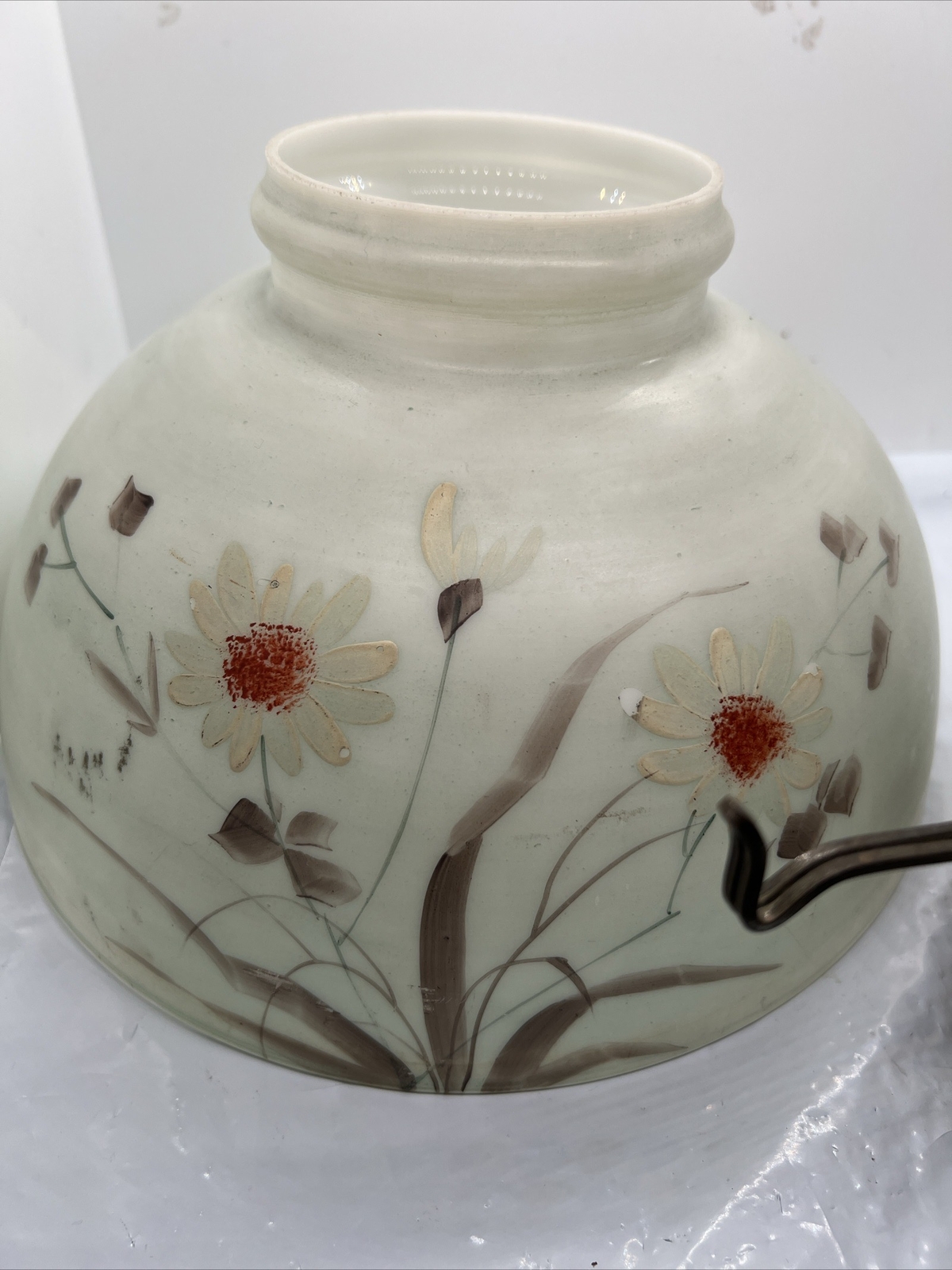 Antique Brass Victorian kerosene Oil Lamp Converted To Electric eBay