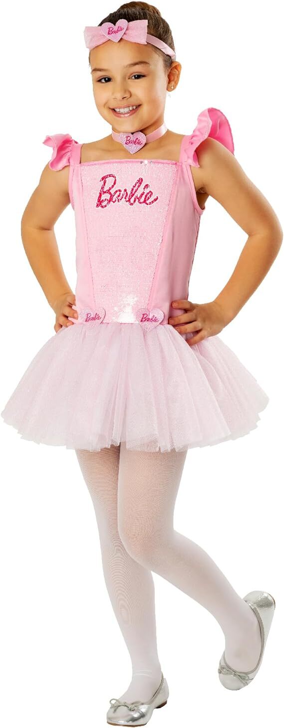 Oficial de Rubíes Barbie Bailarina Infantil Vestido Niños & Disfraz de Niño
