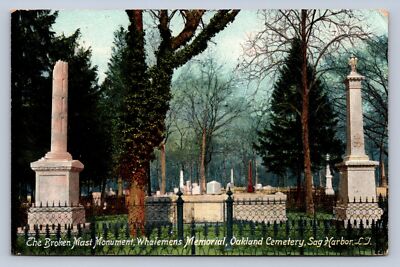 K7/ Sag Harbor Long Island New York Postcard c10 Broken Mast Monument 177