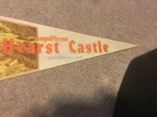 Magnificent Hearst Castle, San Simeon Pennant 1980S