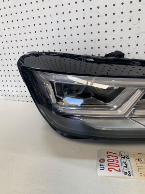 2018 2020 AUDI Q5 RIGHT PASSENGER SIDE FULL LED HEADLIGHT OEM 80A