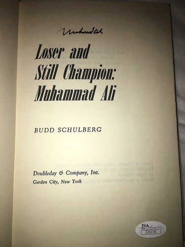 MUHAMMAD ALI - LOSER AND STILL CHAMPION BOOK SIGNED AUTOGRAPH FE DJ JSA COA - Picture 2 of 6