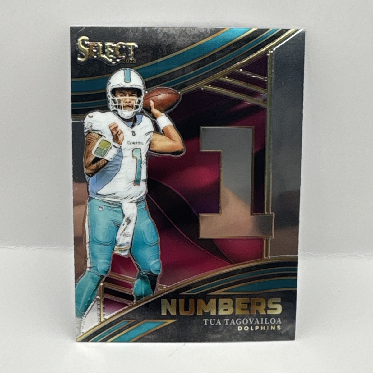 2023 Panini Select Tua Tagovailoa Select Numbers Insert #NMB-TTA
