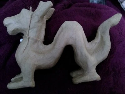 Décopatch Mache DRAGO CINESE (SA199c), 21 X 15 X 7 Cm, Artigianato Marrone ecc