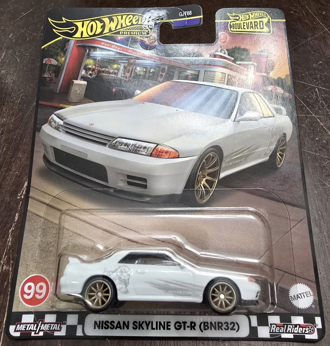 Hot Wheels 2024 Boulevard Nissan Skyline GT-R (BNR32) White