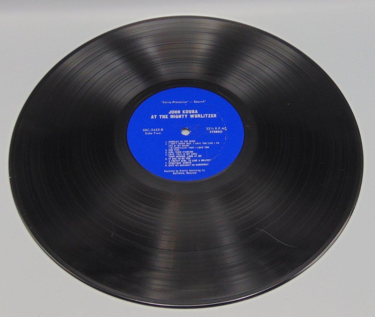 John Kouba At The Mighty Wurlitzer LP BRC-3453-A Bradley