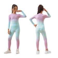 Kids Quick Wicking Unisex Merino Base Layer Set  Quick Drying, Perfect Ku