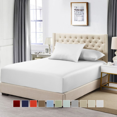 Luxury Split Top (Flex) King OR Cal King - One Fitted Sheet Only Cotton 608 TC 