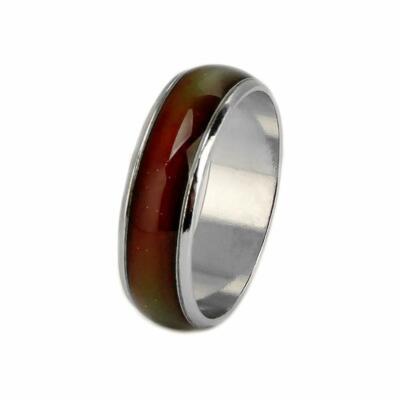 Anello Termocromico Mood Swings – Cambia Colore Con La Temperatura, Unisex, Lega, Divertente, Regalo Ideale
