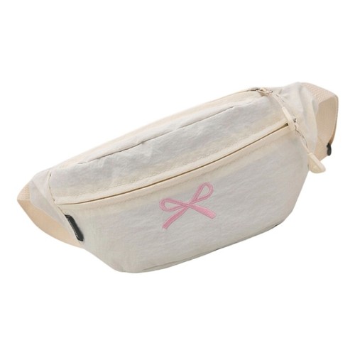 Fashionable Chest Bag With Decorative Bows Detailing Multi Functional Storage - Zdjęcie 3 z 13