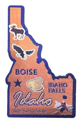 Idaho The Gem State Foil Fridge Magnet