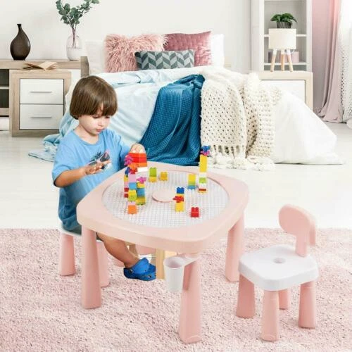 Verstellbare Höhe Kinderspieltisch- & - stuhl-Sets