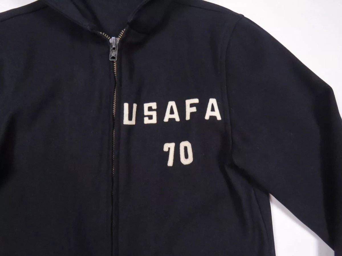 Vintage 60s Air Force Academy USAFA 100% Wool Black Mens Vintage 60s Air Force Academy USAFA 100% Wool Black Mens