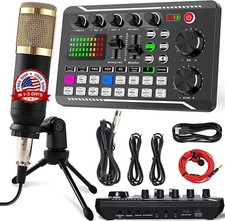 Microfono Condensador De Estudio Profesional Para PC Youtubers Podcast Streaming