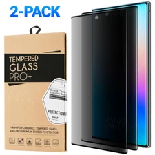 2-Pack Privacy Tempered Glass For Samsung S24 S23 S22 S21 S20 Note 20 Plus Ultra