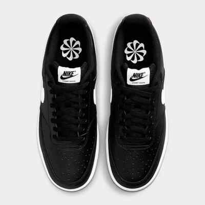 Nike Court Vision Low Next Nature Shoes Black White Mens Size 9 DH2987-001 NEW Nike Court Vision Low Next Nature Shoes Black White Men main image 2