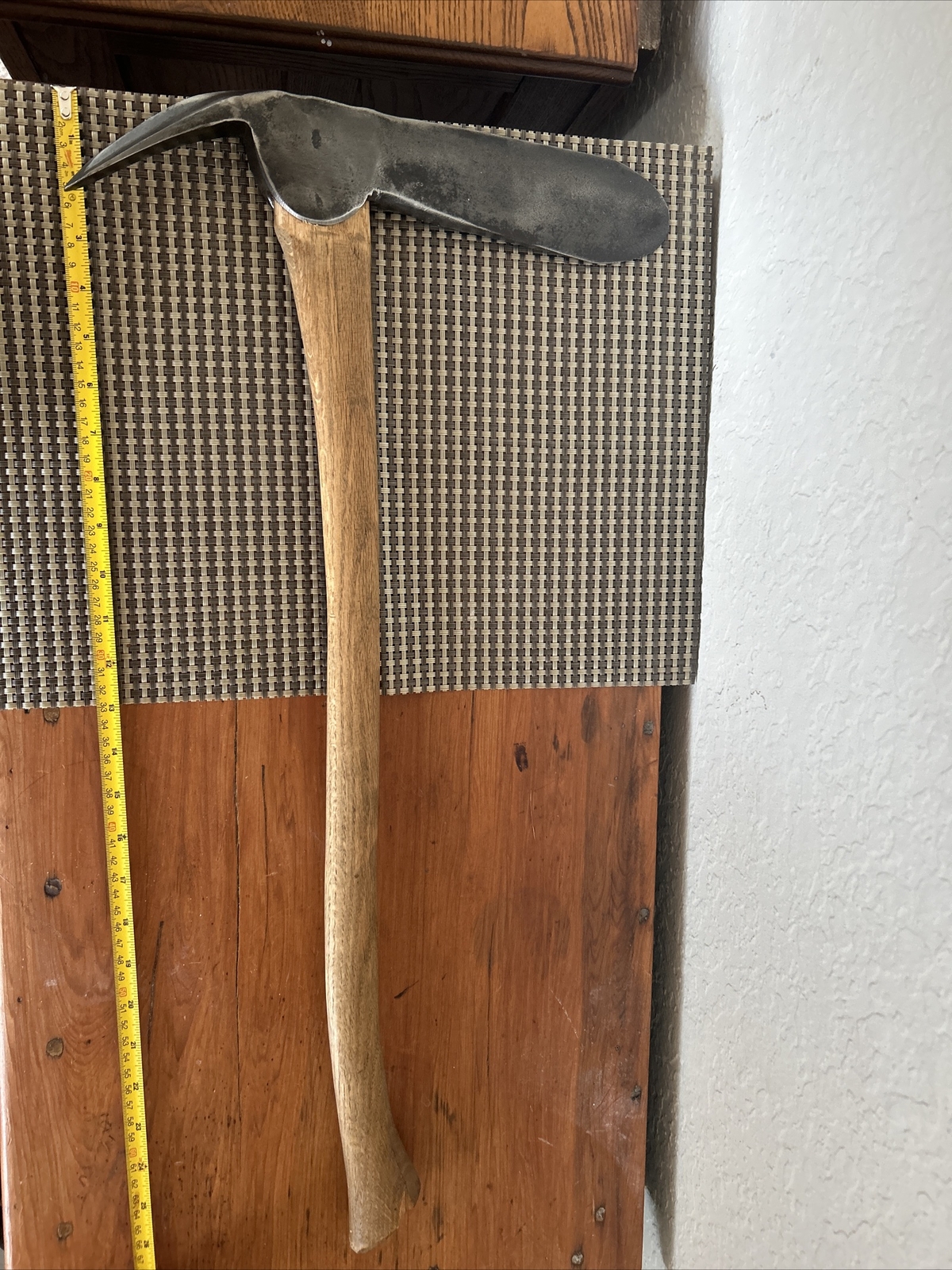 Hacha y mango para cosechar hielo Gifford Wood Co de colección