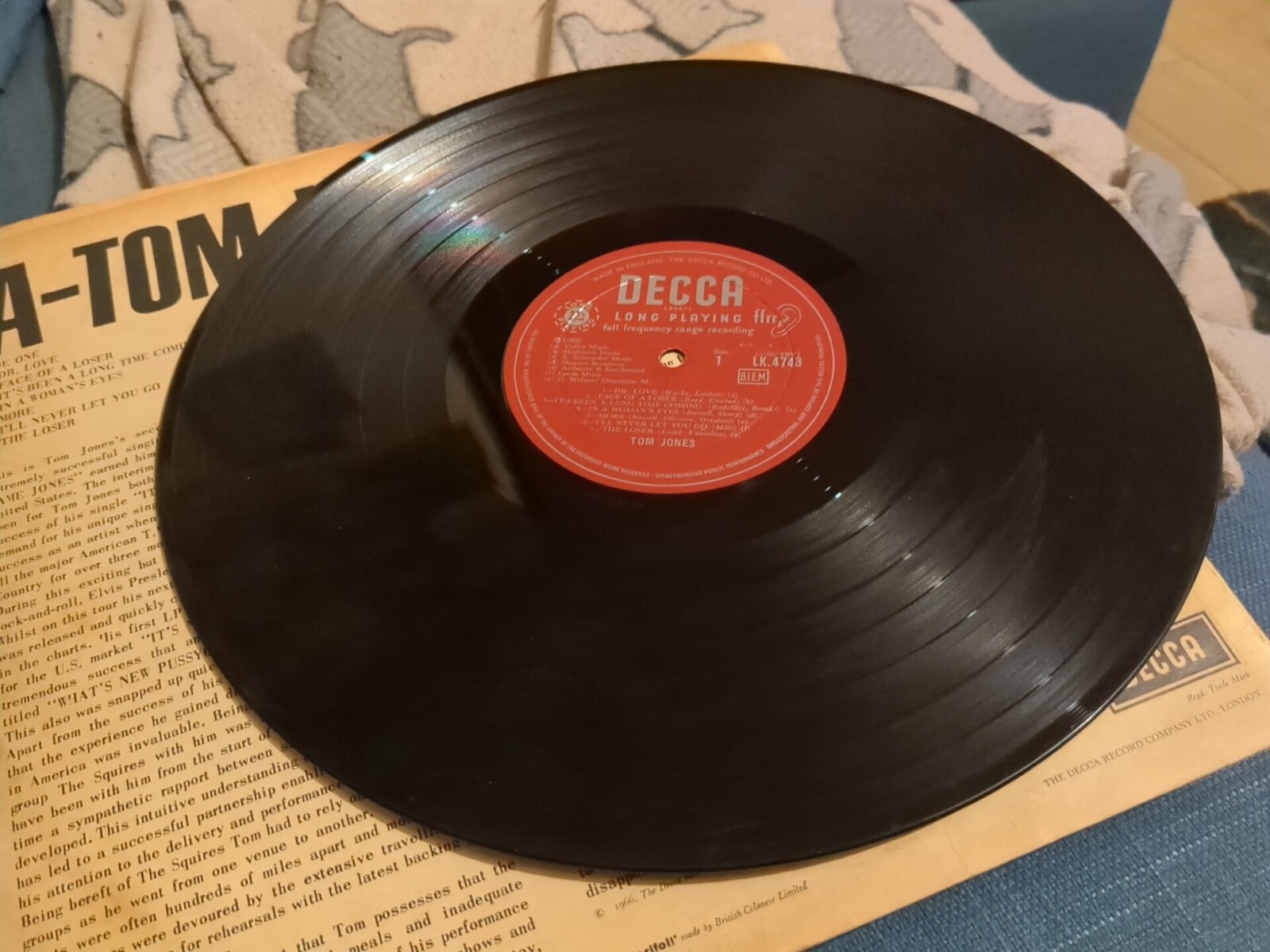 Tom Jones Atomic Jones Vinyl Record LP Album SKL 4743 eBay