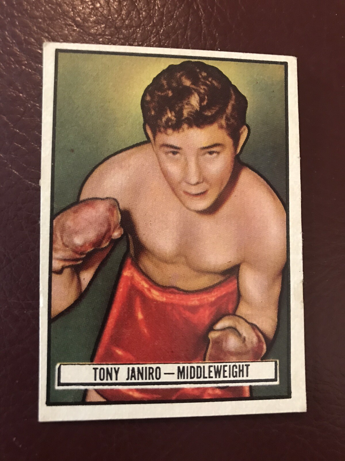 1951 Topps Ringside Boxing Card Centered 21 Tony Janiro Ex+ eBay