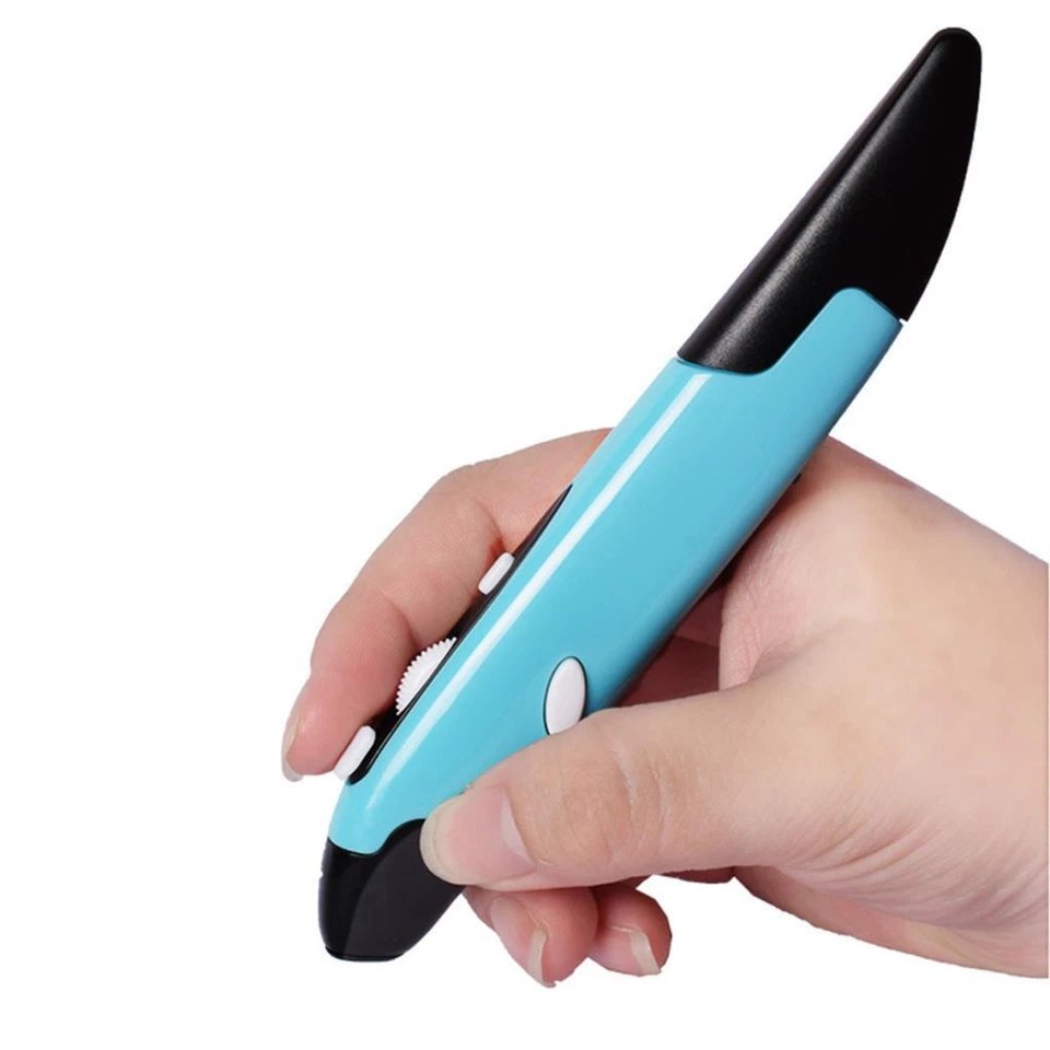 Wireless Adjustable 800/1200/1600DPI PC Laptop Drawing Blue - Image 2 of 4