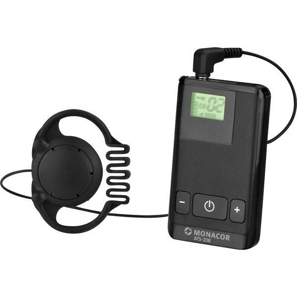 Monacor 254560  ATS-20R ad archetto Ricevitore per microfono Tipo di trasmission