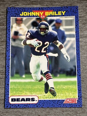 Johnny Bailey 1991 Score Young Superstar Bears #1   *J411*