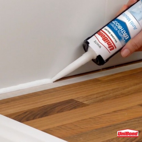 Unibond Anti-Mould Bathroom and Kitchen Sealant Grey, White, Clear - Picture 14 of 18