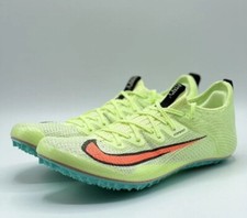 New Nike Zoom Superfly Elite 2 Men Track Cleats Barely Volt CD4382-700 Sz 14 